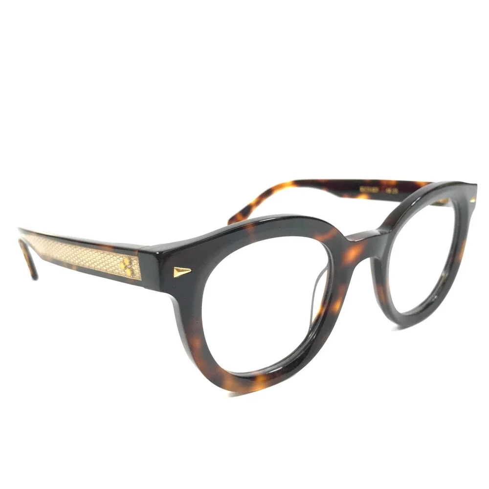 Alfred Kerbs Eyeglasses Frames RICHARD HV Havana Brown Tortoise Gold 48-25-140